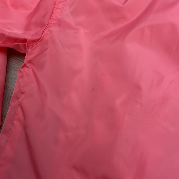 ASOS Pink Cropped Long Sleeve Zip Front Lightweight Windbreaker Hoodie Size 2 - Picture 14 of 14